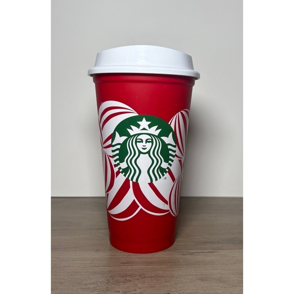 NEW Starbucks 2024 Holiday Red Cup Day Reusable Hot/Cold Tumbler 16oz With Lid